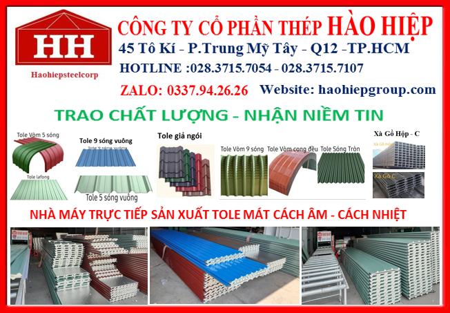 TÔN MÁT HÀO HIỆP - SỰ LỰA CHỌN TỐT NHẤT CỦA BẠN